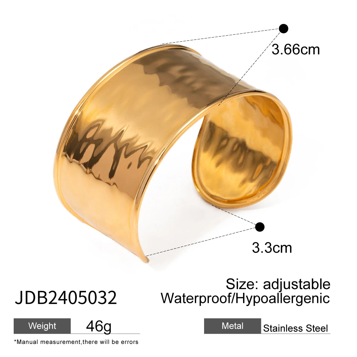 J&D Fashion Jewelry 18K PVD Gold Plating Jewelry Daily Wearing Black Brown Amber White Chunky Resin Bangle Bracelet for Women