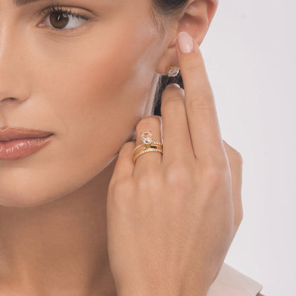 Gold Mini Jasmine Ring