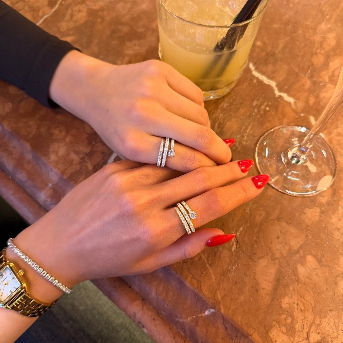Gold Opiea Ring