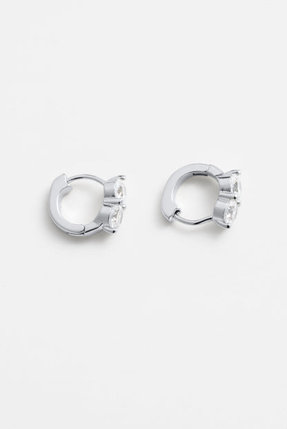 Zoe Huggie - Silver