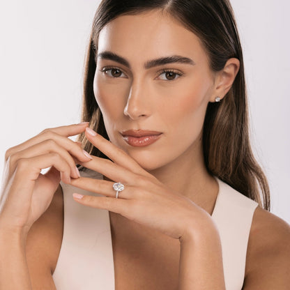 Sterling Silver 5ct Solitaire Ring