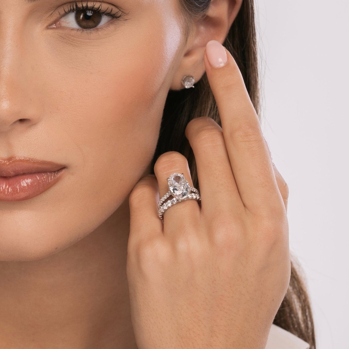 Sterling Silver 5ct Solitaire Ring