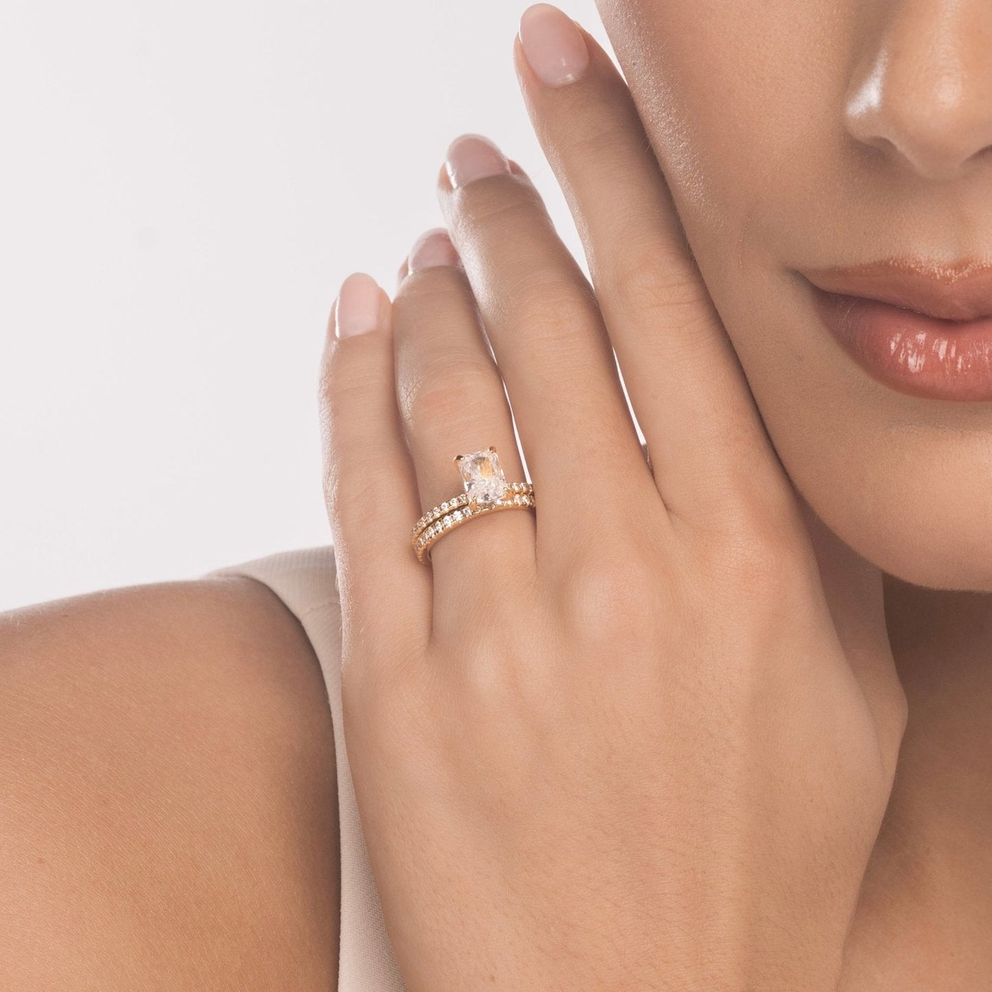 Gold Mini Jasmine Ring