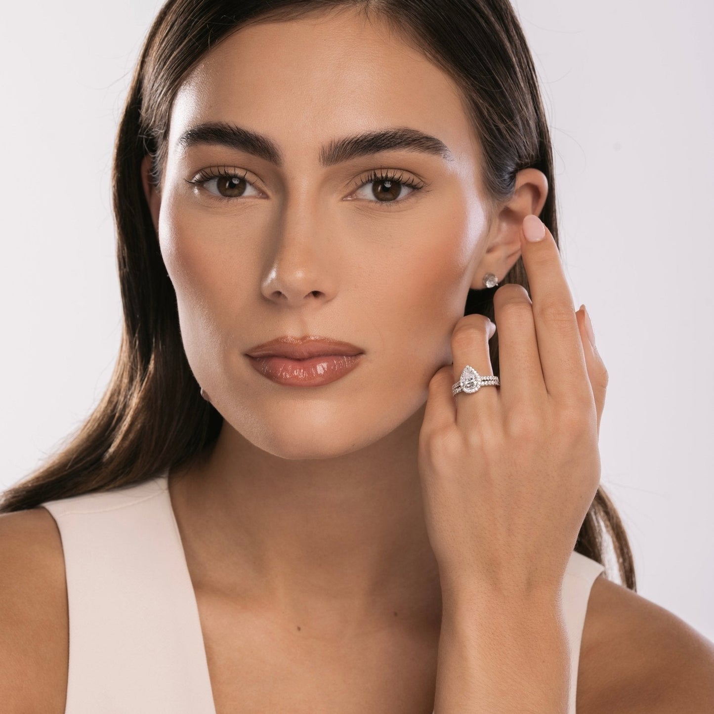 Sterling Silver Luxe Aurora Wedding Set