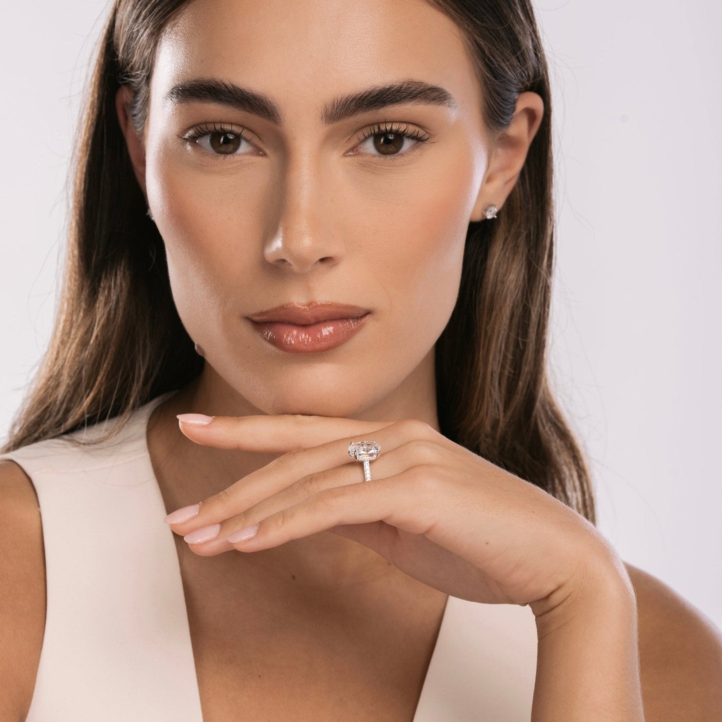 Sterling Silver 5ct Solitaire Ring