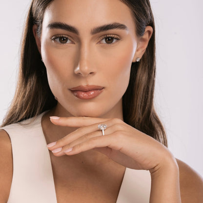 Sterling Silver 5ct Solitaire Ring