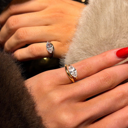 Sterling Silver Céleste Pinky Ring