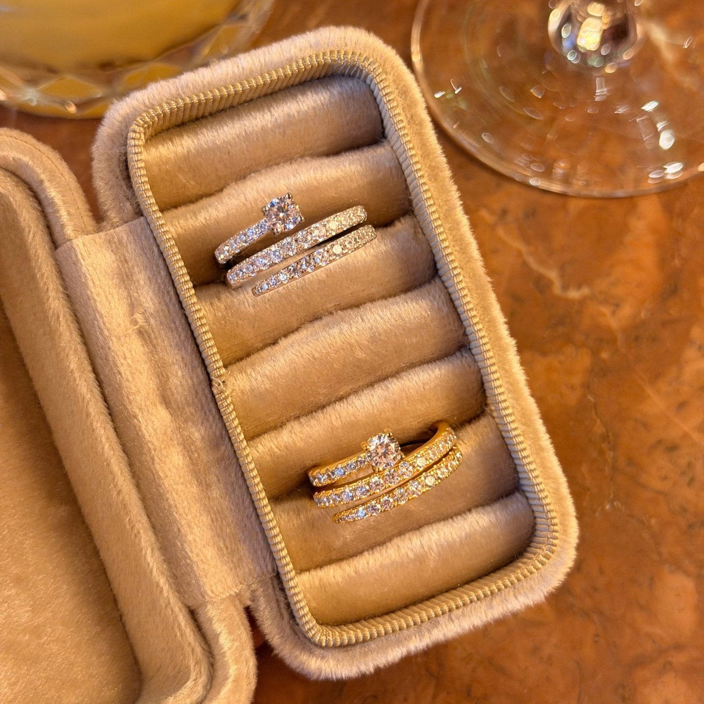Gold Opiea Ring