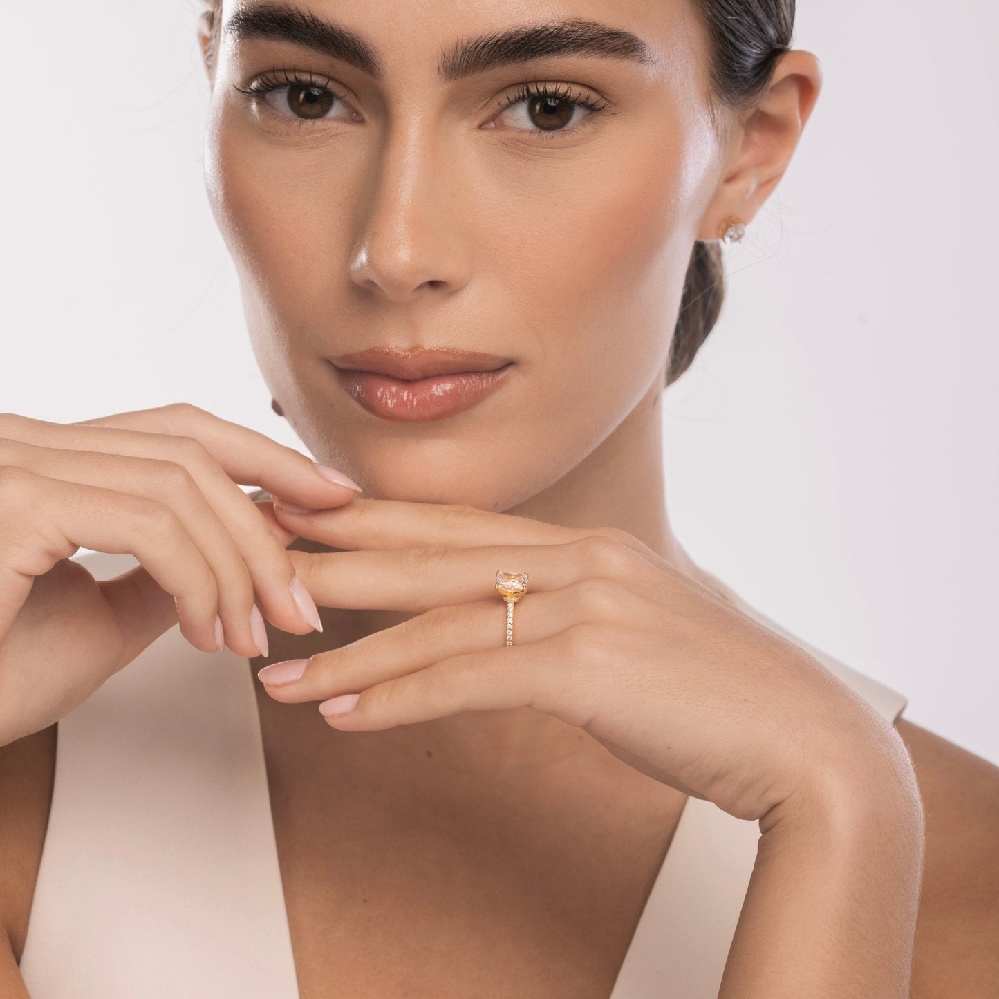 Gold Mini Jasmine Ring