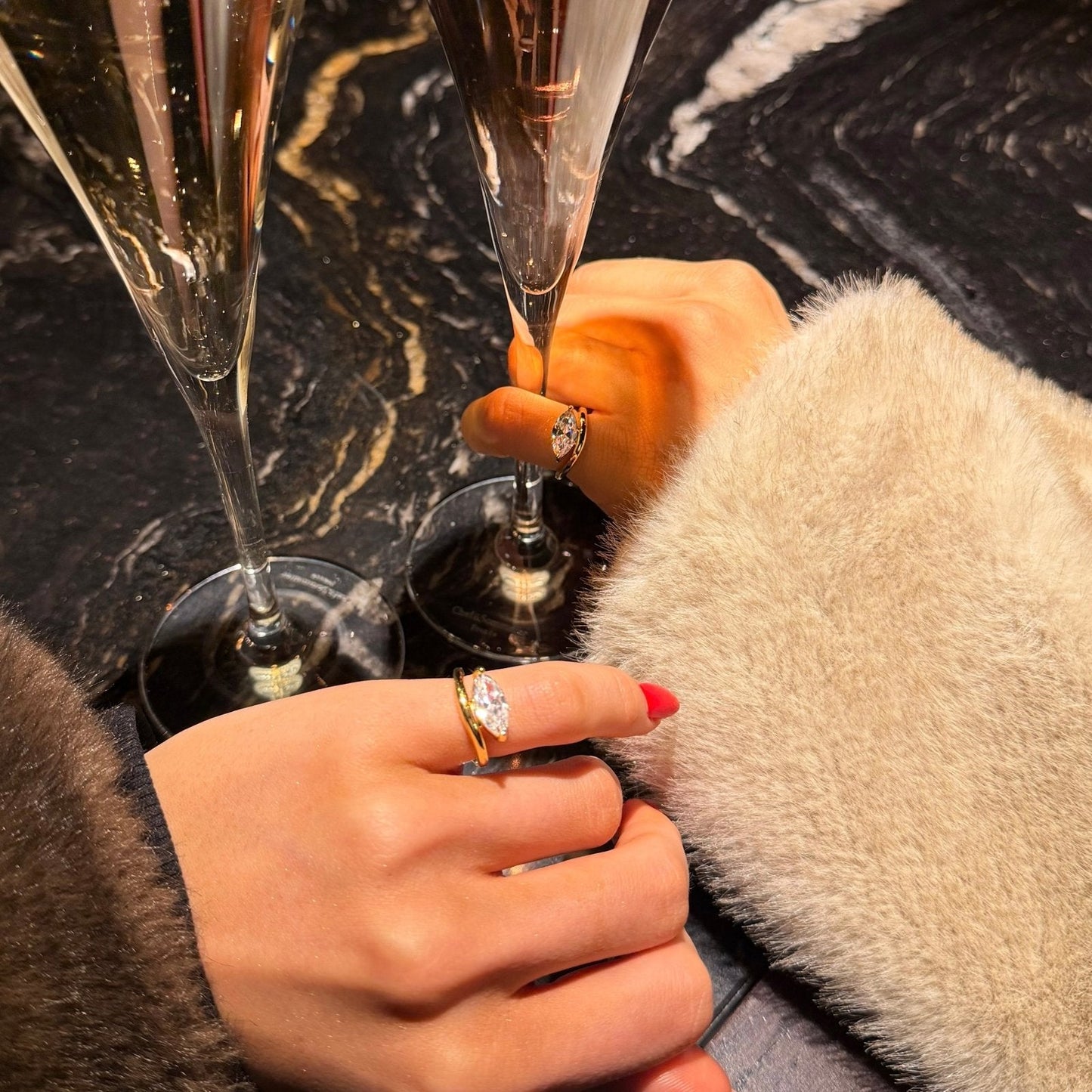 Sterling Silver Céleste Pinky Ring