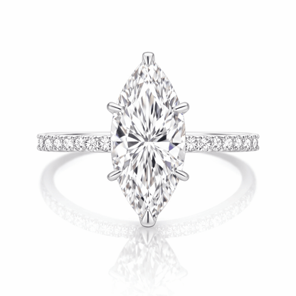 Sterling Silver Marquise Ring
