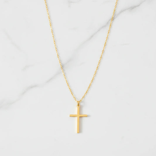 VERONA NECKLACE | Place the original product large and centered on a clean white marble surface with a matching white marble background.