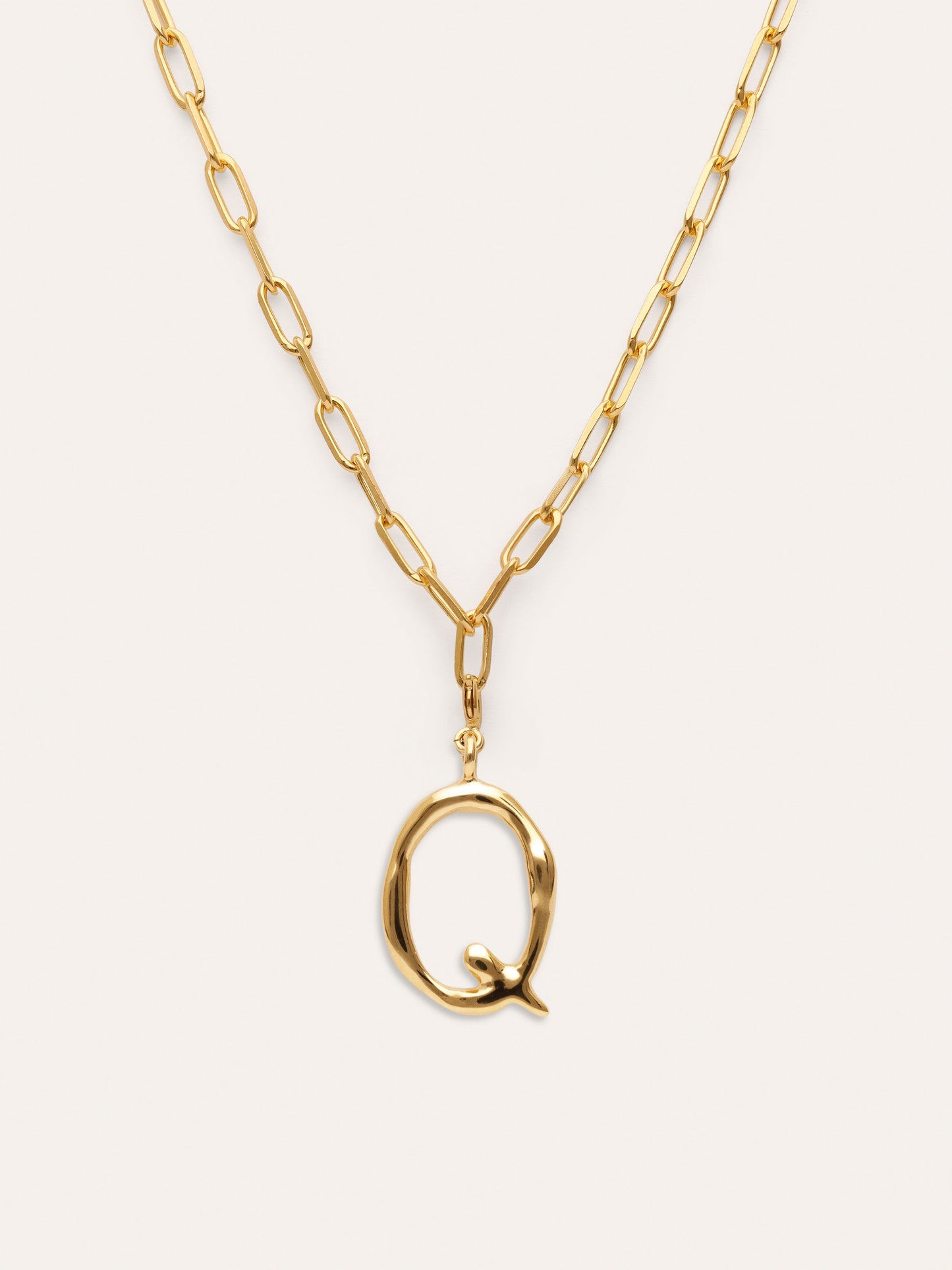 Collar Personalizado Chic Letter XL Acero Baño Oro