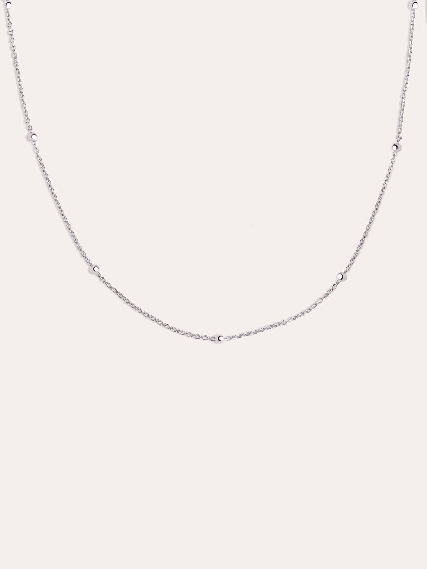 Collar Dots Plata