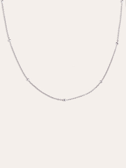 Collar Dots Plata