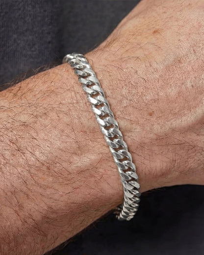 CLEAN CUBANA BRACELET. - 6MM