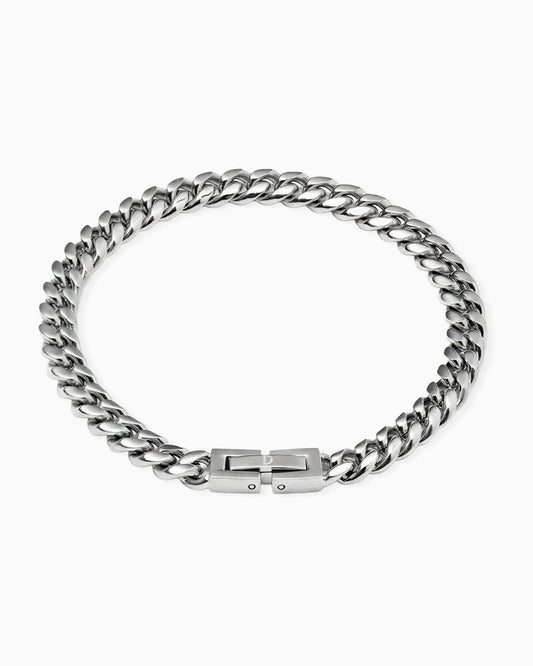 CLEAN CUBANA BRACELET. - 6MM