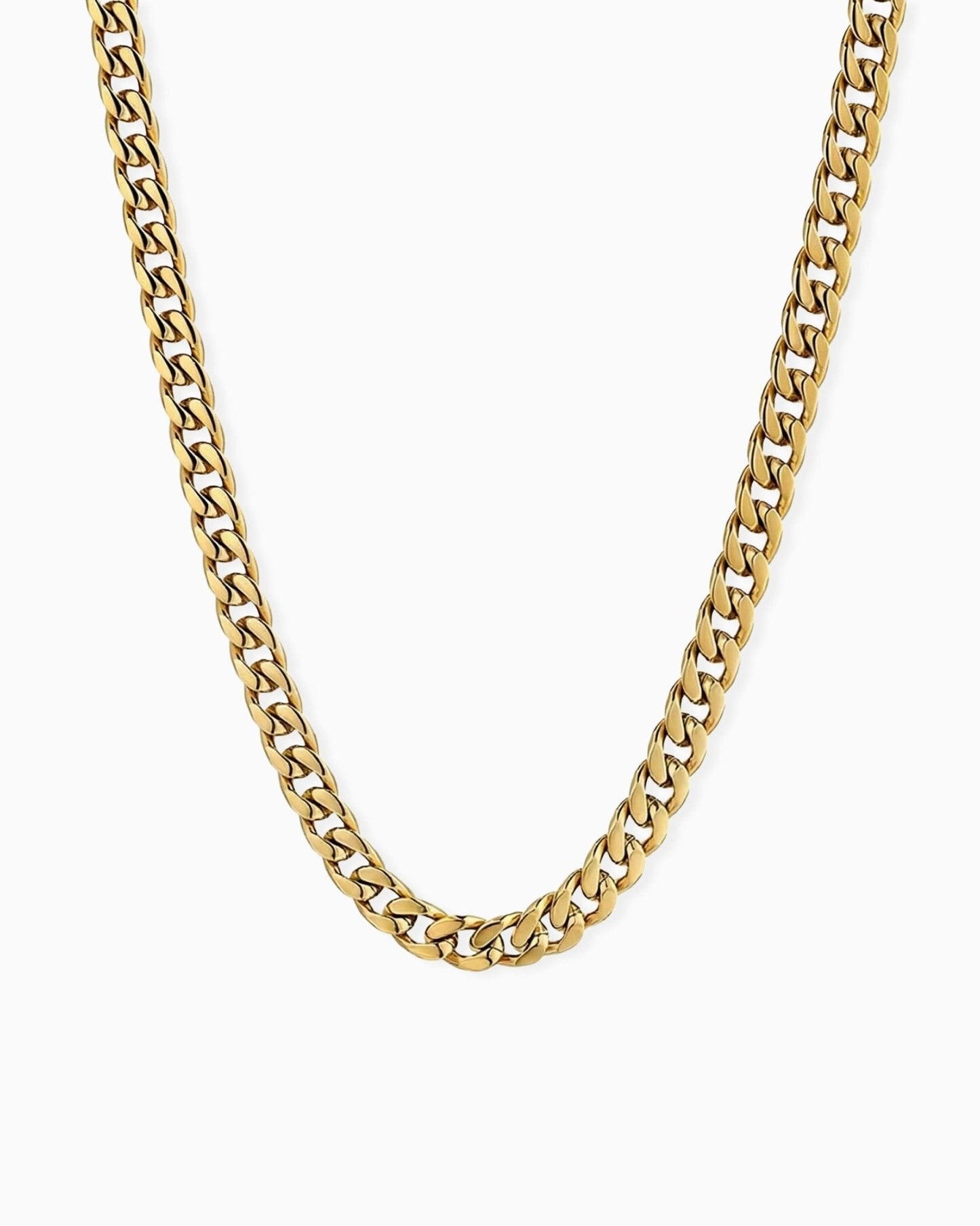 CLEAN CUBANA CHAIN. - 6MM GOLD