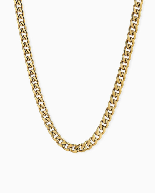 CLEAN CUBANA CHAIN. - 6MM GOLD