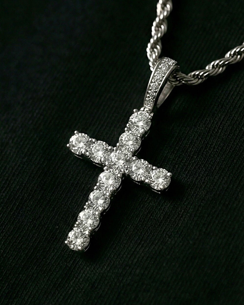 CROSS PIECE PENDANT. - 925
