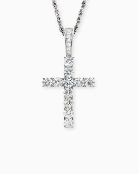 CROSS PIECE PENDANT. - 925
