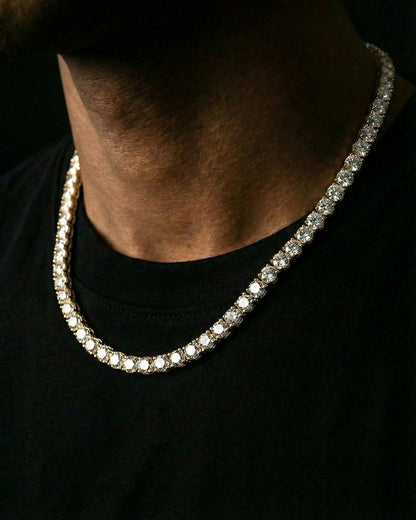 ICE BREAKER CHAIN. - 5MM GOLD