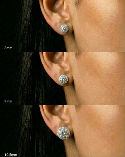 MOISSANITE ROYAL STUDS.