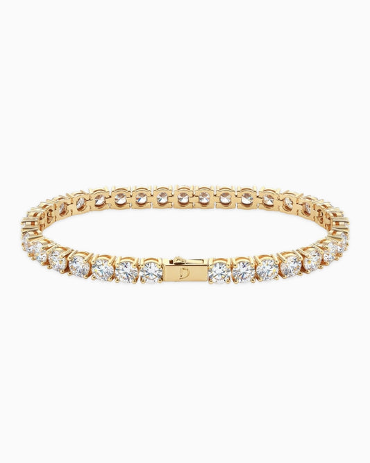 TENNISBOY BRACELET. - 5MM GOLD
